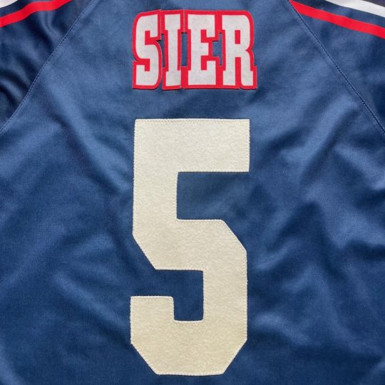 1997/1998 Matchworn Uit #5 SIER - Afbeelding 3
