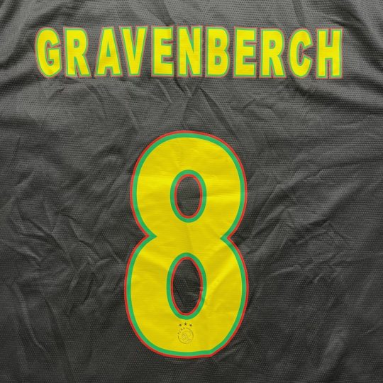 2021/2022 3de Shirt #8 GRAVENBERCH - Afbeelding 3
